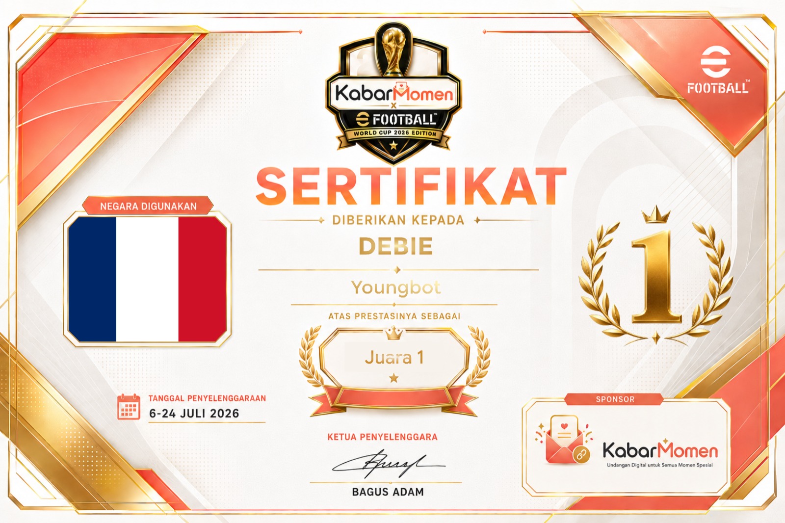 Juara 1